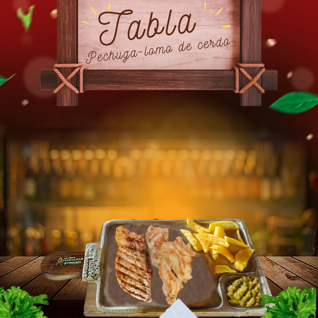 Tabla Lomo y Pechuga